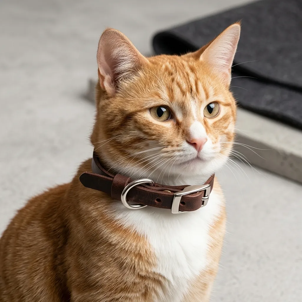 Deri Kedi Tasması — Görsel 3 / 3